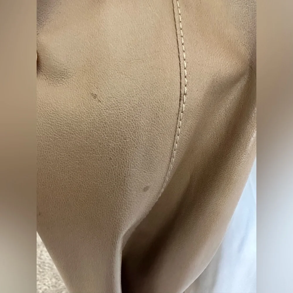 Prada Belted Leather Trench with 3/4 Sleeves Sz 38 - Picture 8 of 10